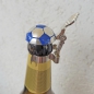 Preview: Fussball Zinndeckel im Set für Bierflasche