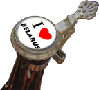 Belarus - Ich liebe Belarus- Zinndeckel